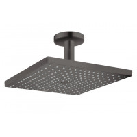 Верхний душ Hansgrohe Raindance Select E 300 1jet Air EcoSmart с держателем к потолку черный хром (26251340)