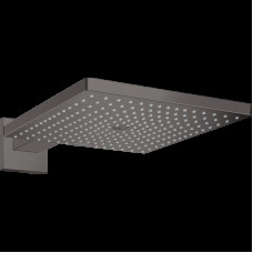 Верхний душ Hansgrohe Верхняя лейка Raindance Select E 300 1jet Air с держателем 390 мм черный хром (26238340)