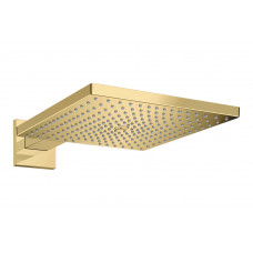 Верхній душ Hansgrohe Raindance Select E 300 1jet Air з тримачем 390 мм EcoSmart 9 l/min золотий (26239990)