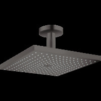 Верхний душ Hansgrohe Raindance Select E 300 1jet Air с держателем для потолка черный хром (26250340)