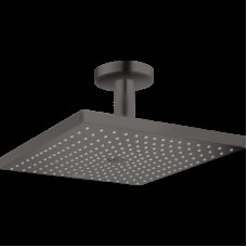 Верхний душ Hansgrohe Raindance Select E 300 1jet Air с держателем для потолка черный хром (26250340)