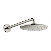 Верхний душ Hansgrohe Raindance S 240 Showerpipe PowderRain 1jetP с держателем нержавеющая сталь (27607800)