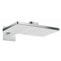 Верхній душ Hansgrohe Rainmaker Select 460 1jet з тримачем до стіни хром/білий (24003400)