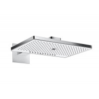 Верхний душ Hansgrohe Rainmaker Select 466х300 3jet с настенным кронштейном хром/белый (24007400)