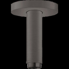 Потолочный кронштейн для верхнего душа Hansgrohe S 100 мм черный хром (27393340)