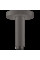 Потолочный кронштейн для верхнего душа Hansgrohe S 100 мм черный хром (27393340)