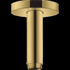Потолочный кронштейн для верхнего душа Hansgrohe S 100 мм золотой (27393990)