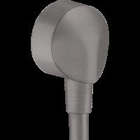 Шлангове під'єднання FixFit E без зворотного клапана Brushed Black Chrome (27454340)