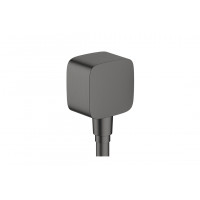 Шланговое подключение FixFit E с обратным клапаном, Brushed Black Chrome (26457340)