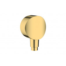 Шлангове під'єднання FixFit S зі зворотнім клапаном, Polished Gold Optic (26453990)