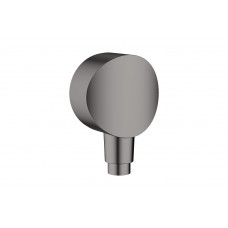 Шлангове під'єднання FixFit S зі зворотним клапаном, Brushed Black Chrome (26453340)