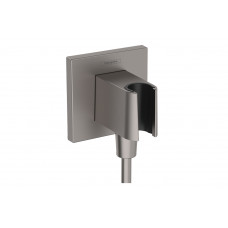 Шланговое подключение FixFit Porter E с держателем, Brushed Black Chrome (26889340)