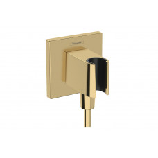 Шланговое подключение FixFit Porter E с держателем, Polished Gold Optic (26889990)