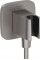 Шлангове під'єднання FixFit Porter Q з тримачем Brushed Black Chrome (26887340)