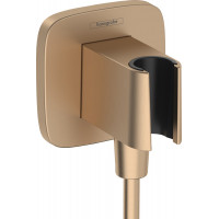 Шланговое подключение FixFit Porter Q с держателем Brushed Bronze (26887140)