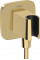 Шланговое подключение FixFit Porter Q с держателем Polished Gold Optic (26887990)