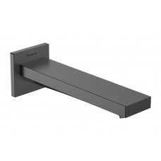 Вилив Tecturis E на ванну з виступом 210 мм, Brushed Black Chrome (73410340)