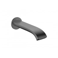 Излив Vivenis на ванну, выступ 202 мм Brushed Black Chrome (75410340)