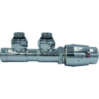 Комплект Vario Term, TWINS, угловой, левый, Chrome, TSGS0202CFK/L