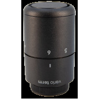 Термостатическая головка Tucan GS.10 (резьба M30x1,5), структ. черный, 000M666A014