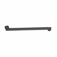 Вилив Qtap (345х31,5х27,5) для змішувача для ванни Vlasta New Gunmetal Black PVD QTVLA345315275GMB49666