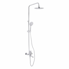 Душевая система универсальная Lidz Latwa 1031 на три потребителя (с изливом) (k35) Chrome LDLAT1031CRM48993