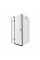 Душевая кабина Qtap Capricorn BLA1099SC6 90x90 см, стекло Clear 6 мм, покрытие CalcLess без поддона