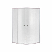 Душова кабіна Lidz Latwa SC90x90.SAT.HIGH.FR, скло Frost 4 мм без піддона