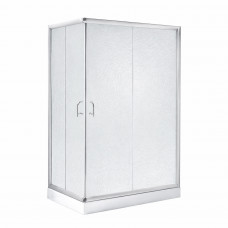 Душевая кабина Lidz Wawel SC100x80.SAT.LOW.FR, стекло Frost 5 мм + Lidz Душевой поддон KAPIELKA ST100x80х14