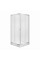 Lidz Wawel SC80x80.SAT.LOW.FR Душевая кабина квадратная, стекло Frost 4 мм + Lidz Душевой поддон KAPIELKA ST80x80х14