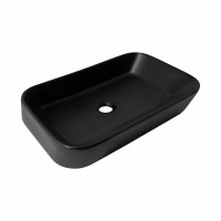 Раковина для ванной Раковина-чаша Qtap Scorpio 550х390х120 Matt black QT14112243MBN