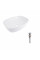 Раковина для ванной Комплект Qtap Cardinal: Раковина накладная 600x380x140 мм, White, овальная + Донный клапан Pop-up PU02