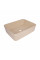 Раковина для ванной Раковина накладная Qtap Tern 480x370x135 мм, Beige, прямоугольная, с донным клапаном QT17116069SB