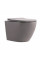 Унитаз подвесной Qtap Robin Ultra Quiet 520×365×340 мм, Stone grey, с сиденьем Slim Duroplast / Soft-close / Quick Release QTROB26SG48996
