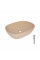 Раковина для ванной Раковина накладная Qtap Aquarius 470x380x120 мм, Beige, прямоугольная, с донным клапаном QTAQA188SB49781