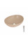 Раковина для ванной Раковина накладная Qtap Dove 415x340x140 мм, Beige, овальная, с донным клапаном QTDOV188SB49784