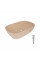 Раковина для ванной Раковина накладная Qtap Robin 600x390x150 мм, Beige, прямоугольная, с донным клапаном QTROB188SB49787