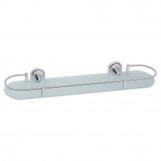 Полиця у ванну Полка універсальна Lidz Oreo 0902 скляна (52*16 см) LDORE0902CRM22179 Chrome