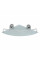 Полиця у ванну Полиця кутова Lidz Oreo 1001 скляна LDORE1001CRM22180 Chrome
