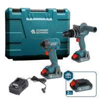 Шуруповерт Набор инструментов Könner & Söhnen KS IDISD 20V SET 2 PLUS (KSIDISD20VSET2PLUS)