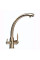 Смеситель для кухни под осмос Globus Lux LAZER GLLR-0777-9-BRONZE