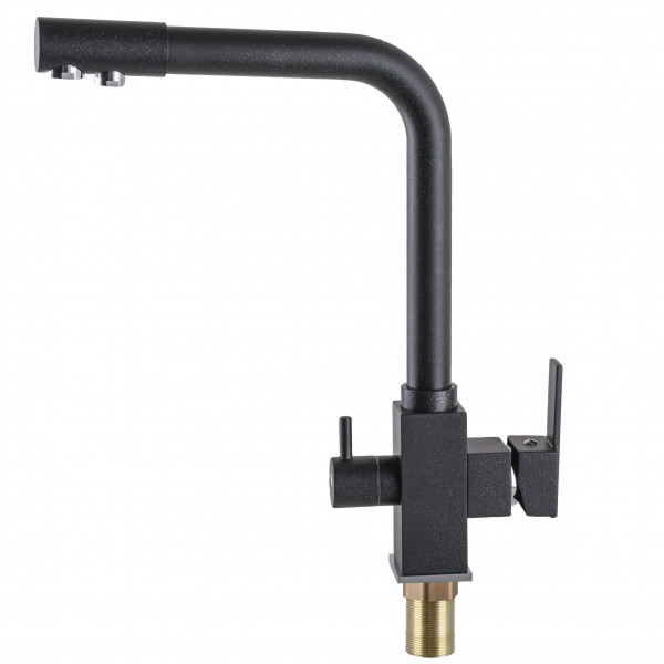 Смеситель для кухни под осмос Globus Lux LAZER GLLR-0100-1-ONIX