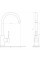 Смеситель для кухни Globus Lux LAZER GLLR-0203S-10-BB