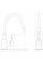 Смеситель для кухни Globus Lux LAZER GLLR-0203S-BG15