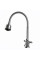 Смеситель для кухни DOMINO DK-H1-2N-103MA Chrom хрест кераміка,с гофровиливом