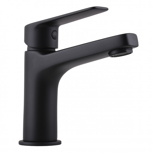 Смеситель для умывальника TOPAZ CAPRI TCA-15207-H44-BL картридж D25, H=140, шланги 45см
