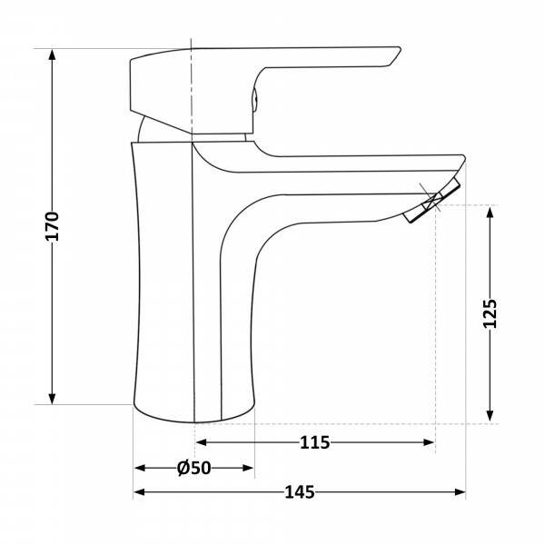 Смеситель для раковины Brinex 35B 001