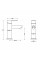 Смеситель для раковины Brinex Pure 001F низкий  Graphite BRIPUR001FGRP