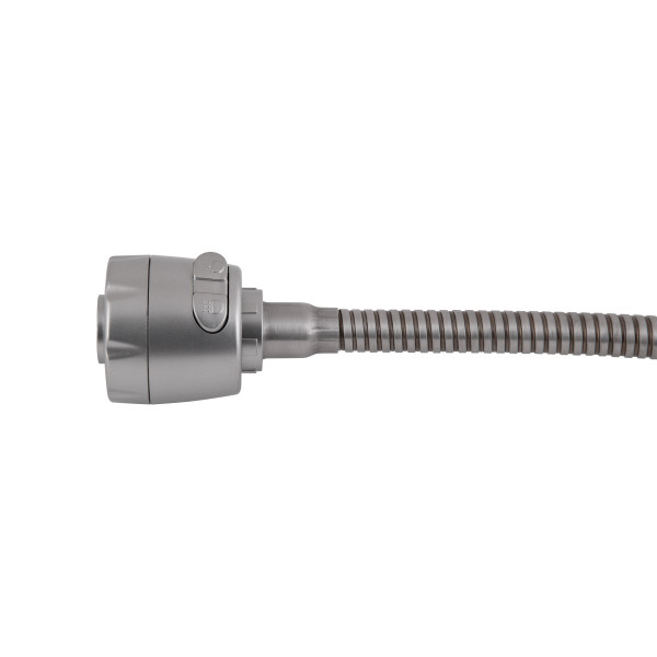Смеситель для кухни Brinex Pure 015F41 с гибким изливом   Nickel BRIPUR015F41NKL
