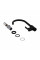 Смеситель для кухни Brinex Pure 015F U-образный  Black Matt BRIPUR015FBLM